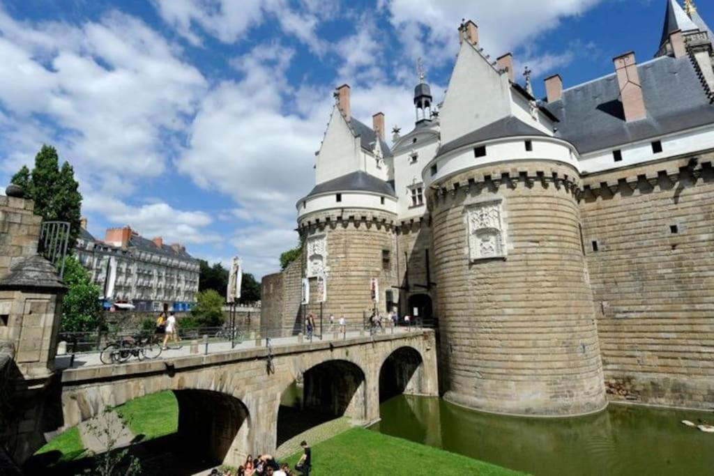 Grande Chambre Independante, Charme, Calme Sur Jardin, Nantes Centre, Acces Prive Par Escalier De L'Immeuble, Sdb & Wc Prives, 10 Minutes Gare Et Palais Des Congres Esterno foto